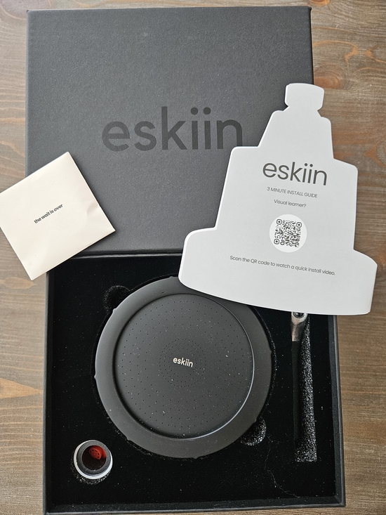 Eskiin Other - Eskiin Filtered Shower Head - Black - New In Box